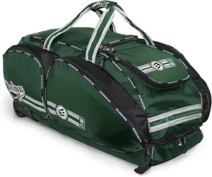 No Errors NO E2 Wheeled Catchers Gear Bag - Large Baseball and Softball Bag for Catcher’s Equipment with Fatboy Wheels