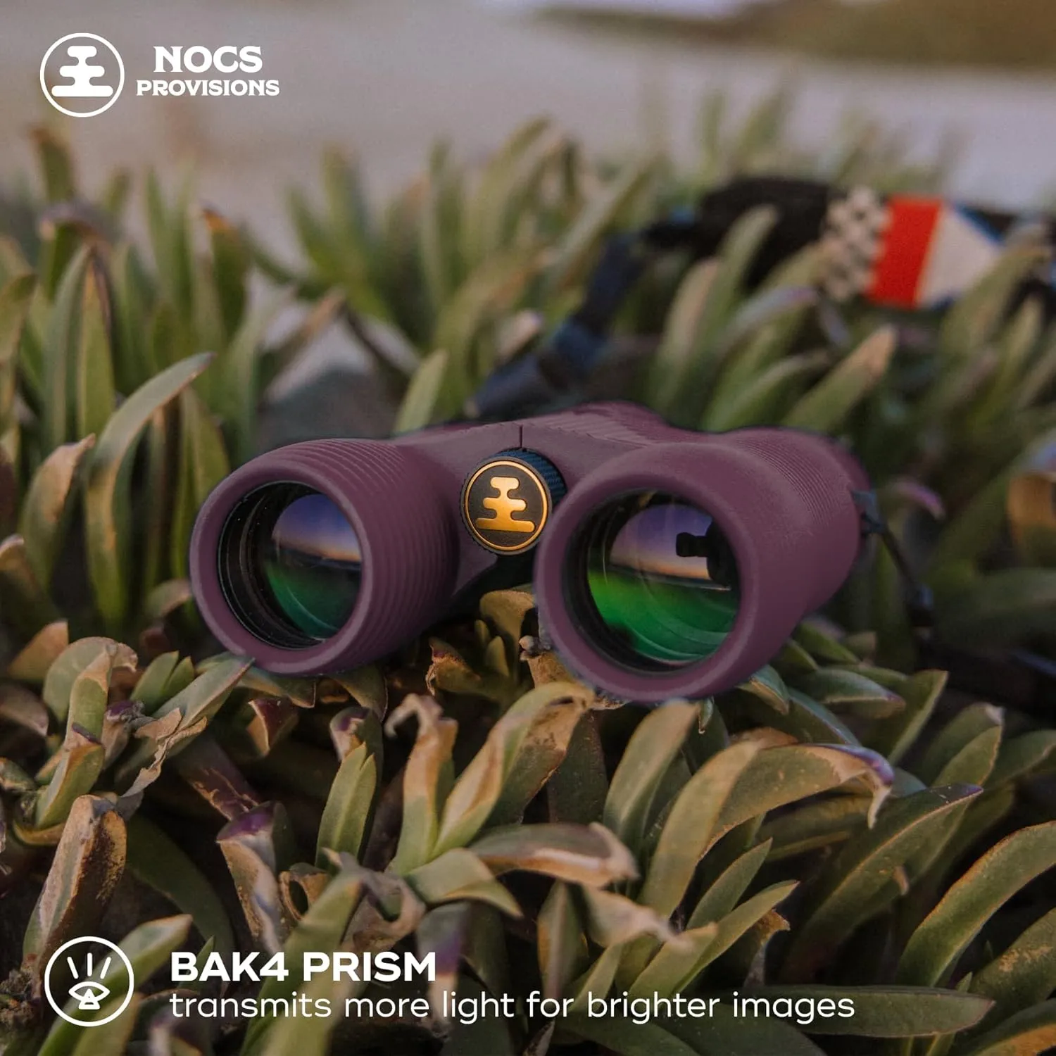 Nocs Provisions Field Issue Compact 10x32 Waterproof Binoculars, Shockproof, Fogproof, 10X Magnification, Bak4 Prism, Multi-Coated Lenses for Adults & Kids, Bird Watching, Hunting & Wildlife Viewing