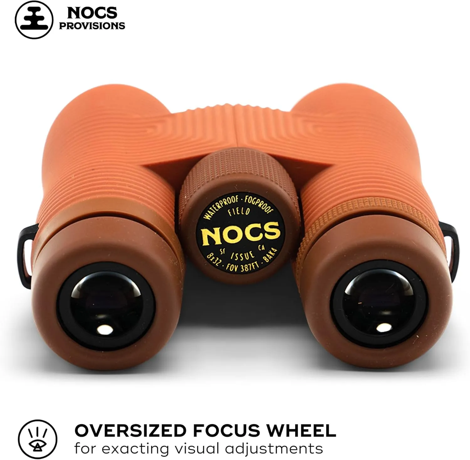 Nocs Provisions Field Issue Compact 10x32 Waterproof Binoculars, Shockproof, Fogproof, 10X Magnification, Bak4 Prism, Multi-Coated Lenses for Adults & Kids, Bird Watching, Hunting & Wildlife Viewing