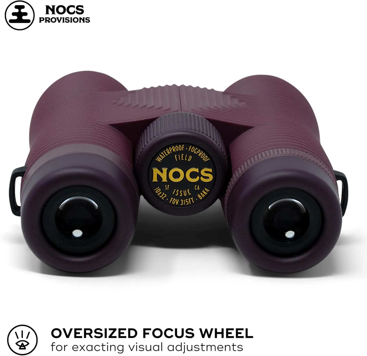 Nocs Provisions Field Issue Compact 10x32 Waterproof Binoculars, Shockproof, Fogproof, 10X Magnification, Bak4 Prism, Multi-Coated Lenses for Adults & Kids, Bird Watching, Hunting & Wildlife Viewing
