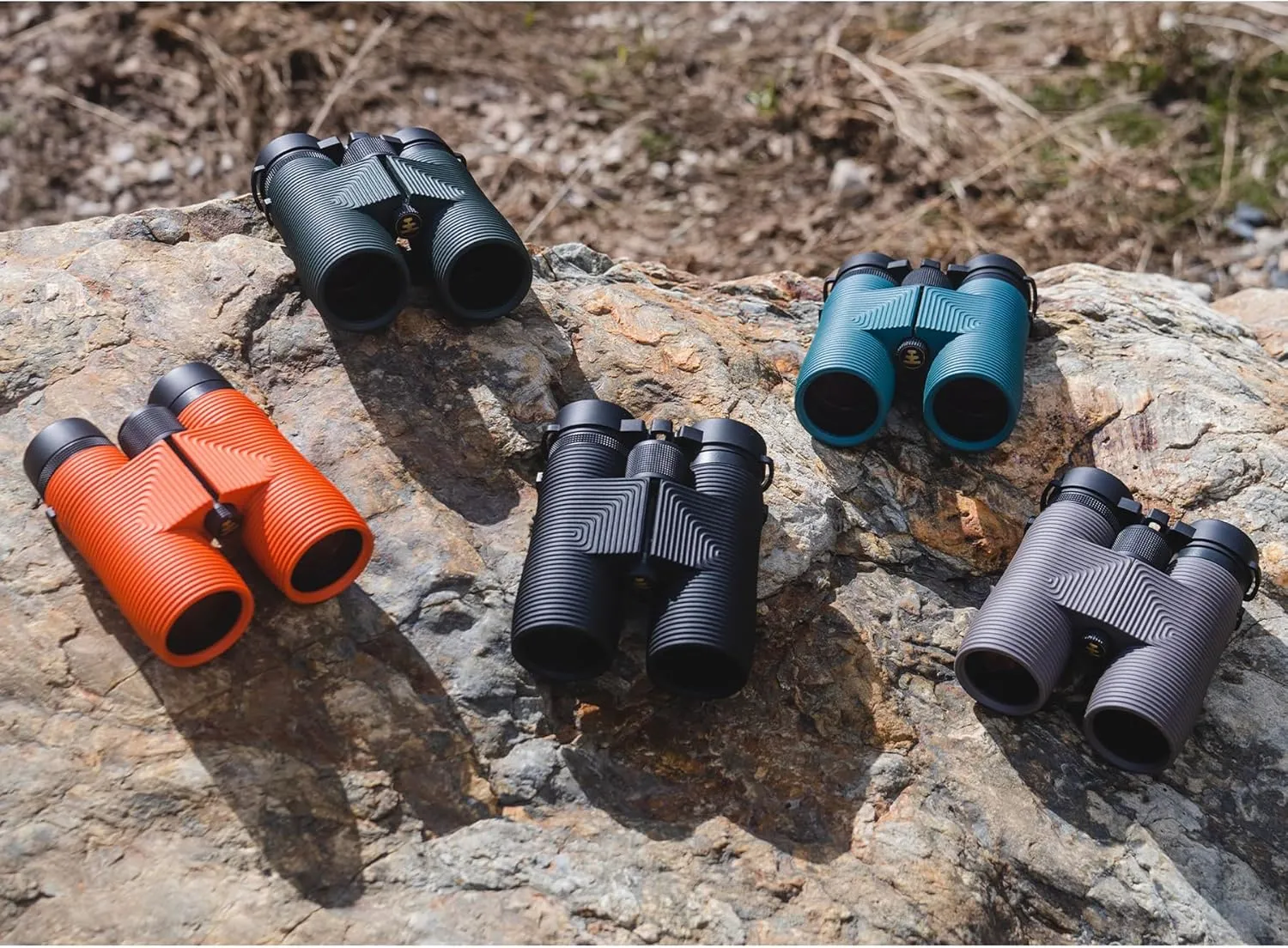 Nocs Provisions Pro Issue 10x42 Compact Fogproof Waterproof Binoculars for Adults & Kids, 10X Magnification, Wide View Multi-Coated Lenses for Bird Watching, Hunting & Stargazing - Talus Gray