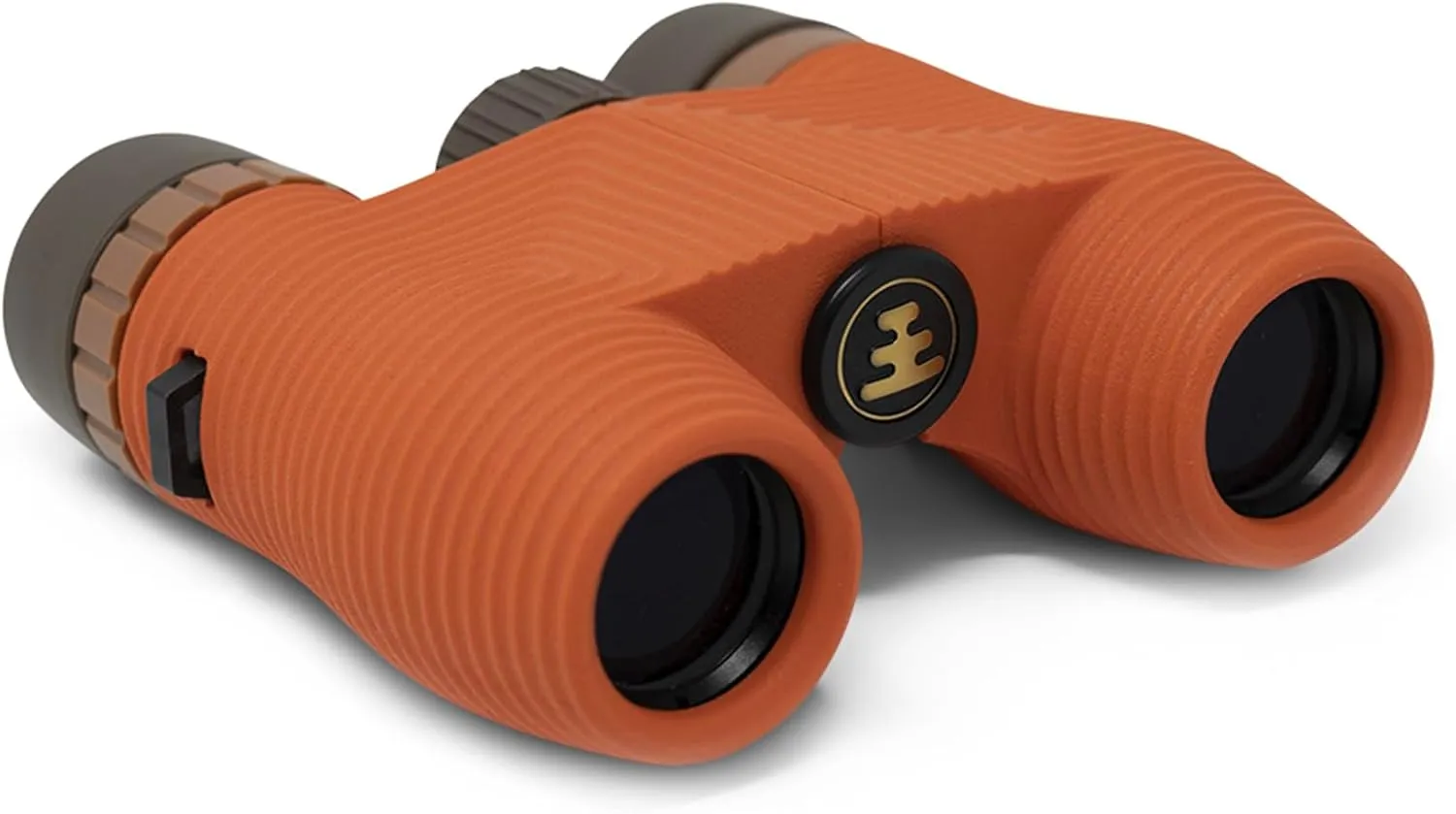Nocs Provisions Standard Issue 8x25 Waterproof Binoculars, 8X Magnification, Bak4 Prism, Wide View Multi-Coated Lenses for Bird Watching, Hiking & Backpacking - Poppy Orange II