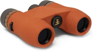 Nocs Provisions Standard Issue 8x25 Waterproof Binoculars, 8X Magnification, Bak4 Prism, Wide View Multi-Coated Lenses for Bird Watching, Hiking & Backpacking - Poppy Orange II