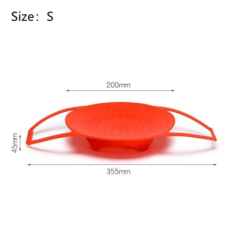Non-Slip Steaming Basket - Food Steamer Insert for Kitchen Cooking