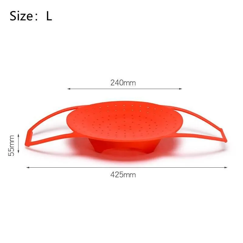 Non-Slip Steaming Basket - Food Steamer Insert for Kitchen Cooking