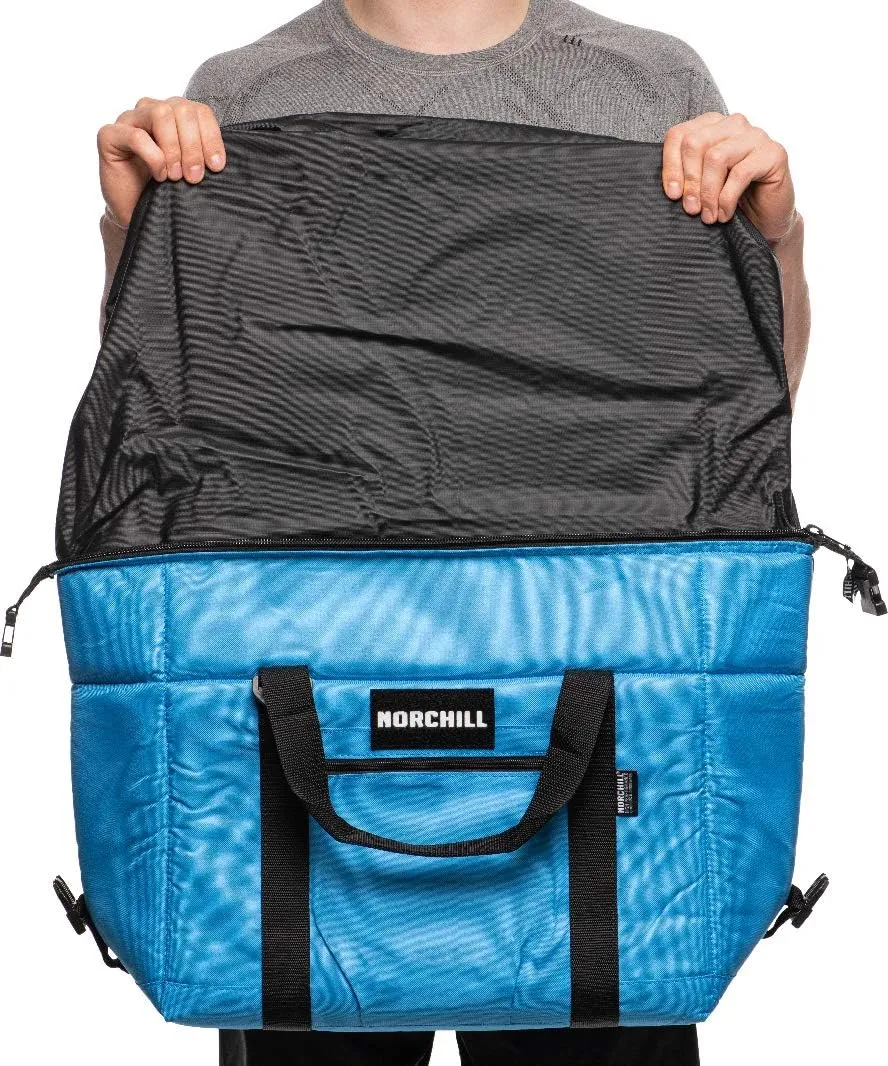 NorChill Can Voyager Series Insulated Soft Sided Cooler - Can Sizes: 12, 24, and 48 - Colors: Red, Blue, and Black