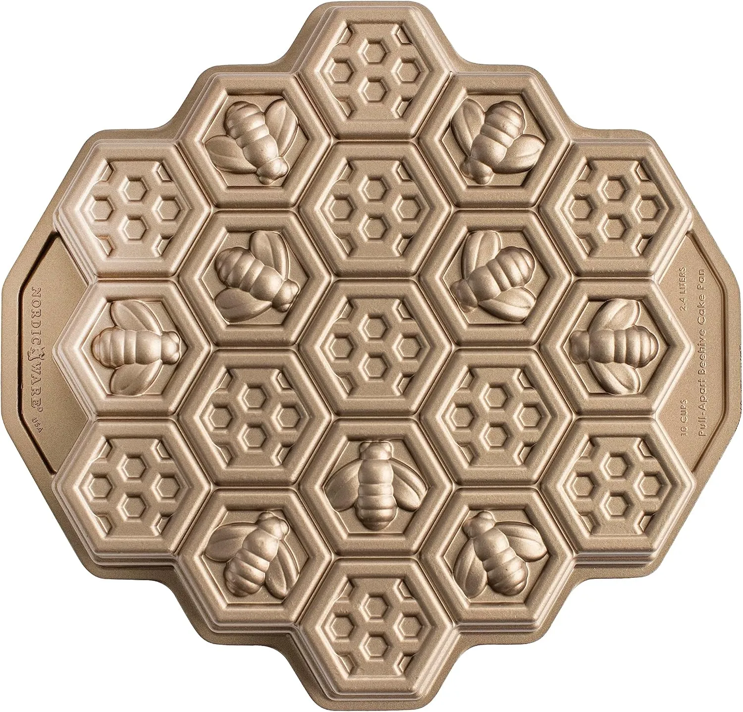 Nordic Ware Honeycomb Pull-Apart Dessert Pan