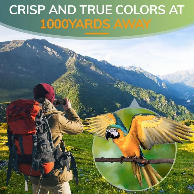Occer 12X25 Compact Binoculars - High-Powered Bird Watching & Travel