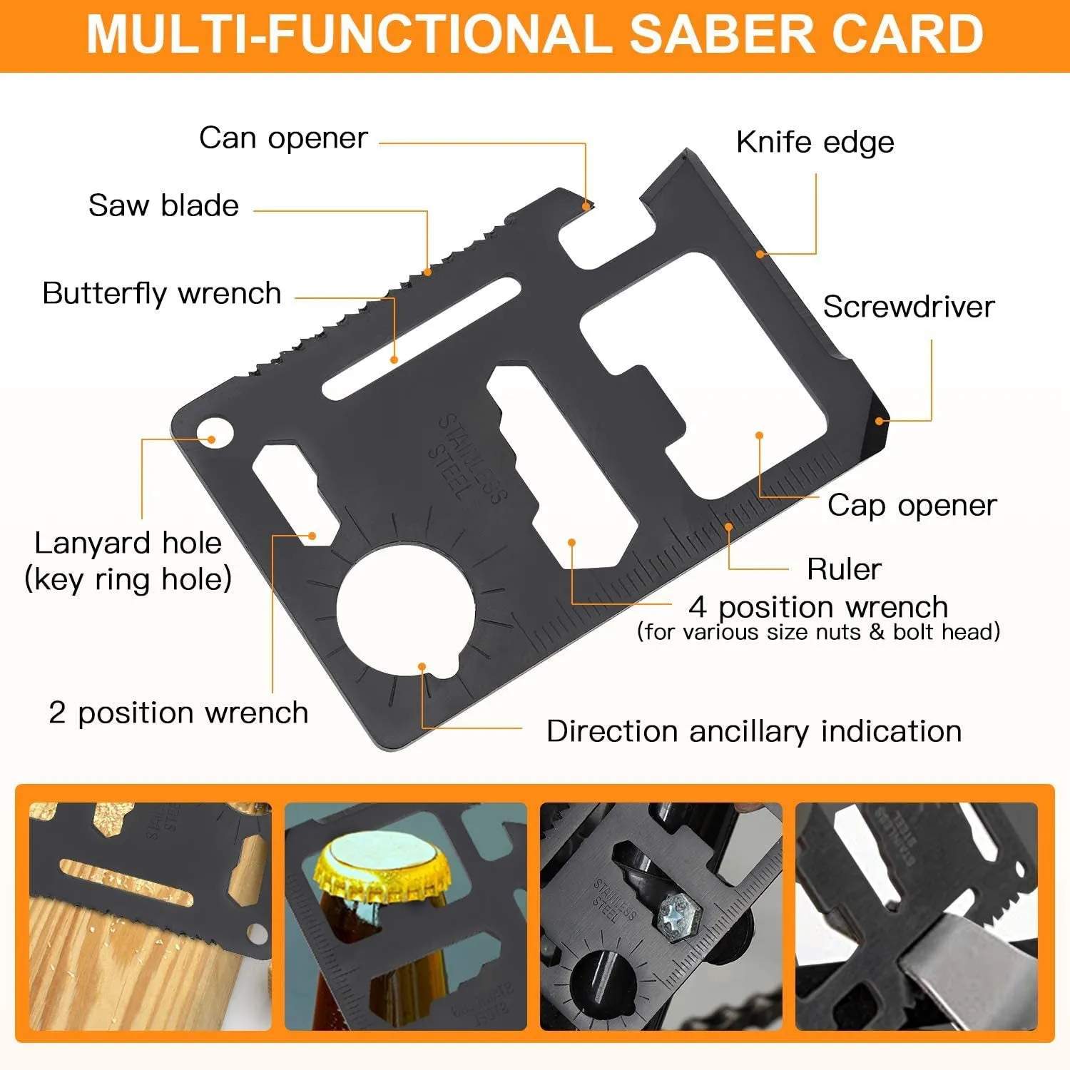 Outdoor camping emergency equipment, set camping self-rescue survival kit, vehicle emergency supplies survival kit