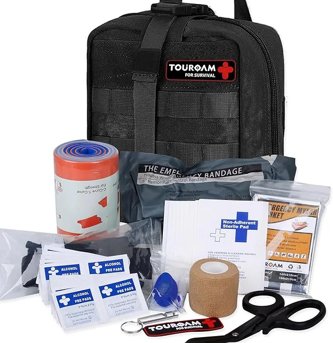 Outdoor Survival Admin Pouch Trauma IFAK Molle System Large Compatible Tactical Gear EMT