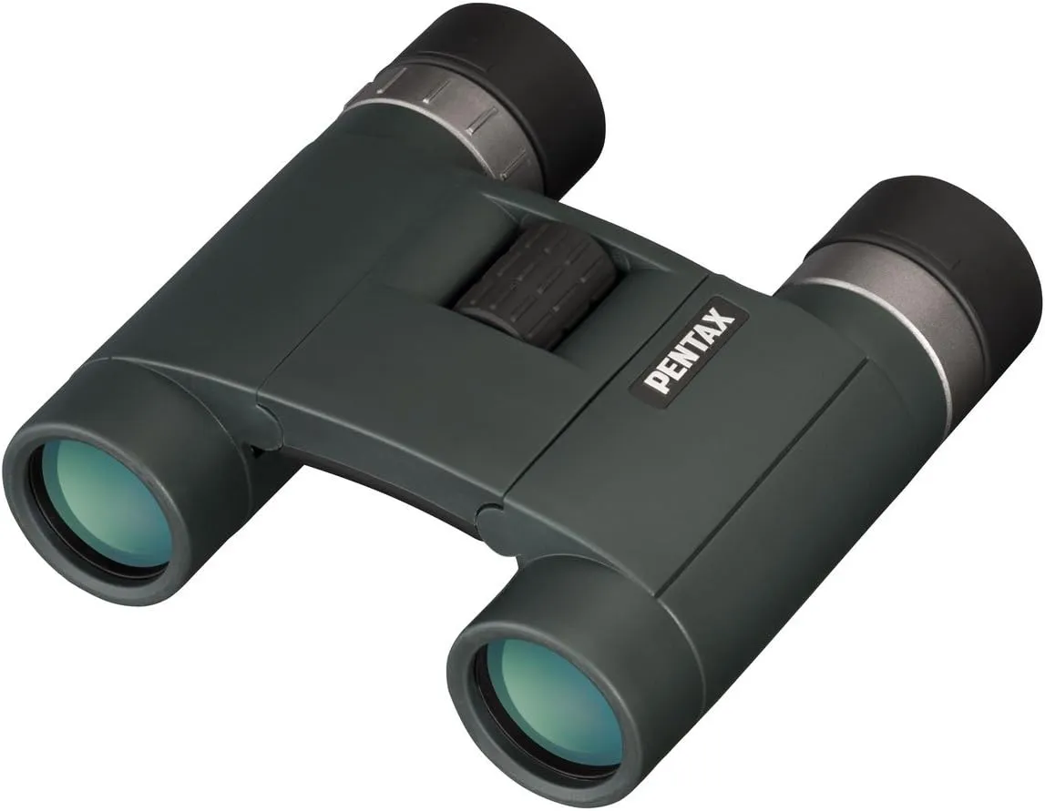 Pentax AD 8x25 WP Binoculars suitable for outdoor live event travel or even mountaineering,Green