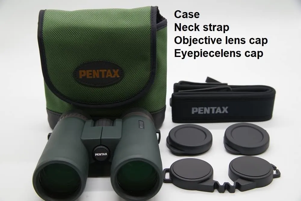PENTAX SD 10x42 ED Binoculars for Nature Observation, Full Multi-Coating, Waterproof Construction
