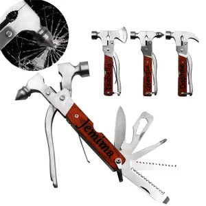 Personalized 14-in-1 Multi-Tool Hammer Camping Gear