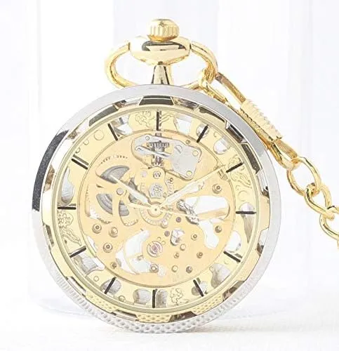 Pocket Watches Industrial Style Vintage Moving Gear Pocket Wall Clock Men's Women's