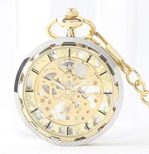 Pocket Watches Industrial Style Vintage Moving Gear Pocket Wall Clock Men's Women's