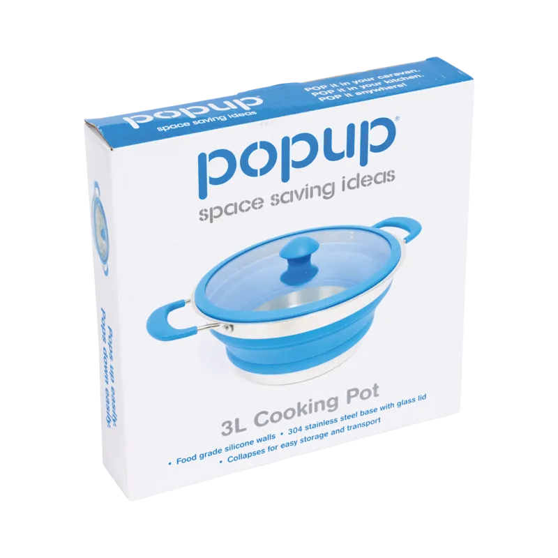 Popup Stainless Steel Cooking Pot 3.0l
