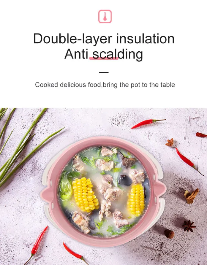 Portable Electric Collapsible Travel Hot Pot