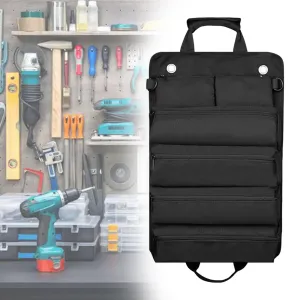 Portable Roll-up Large Capacity Storage Bag with 6 Tool Pouches