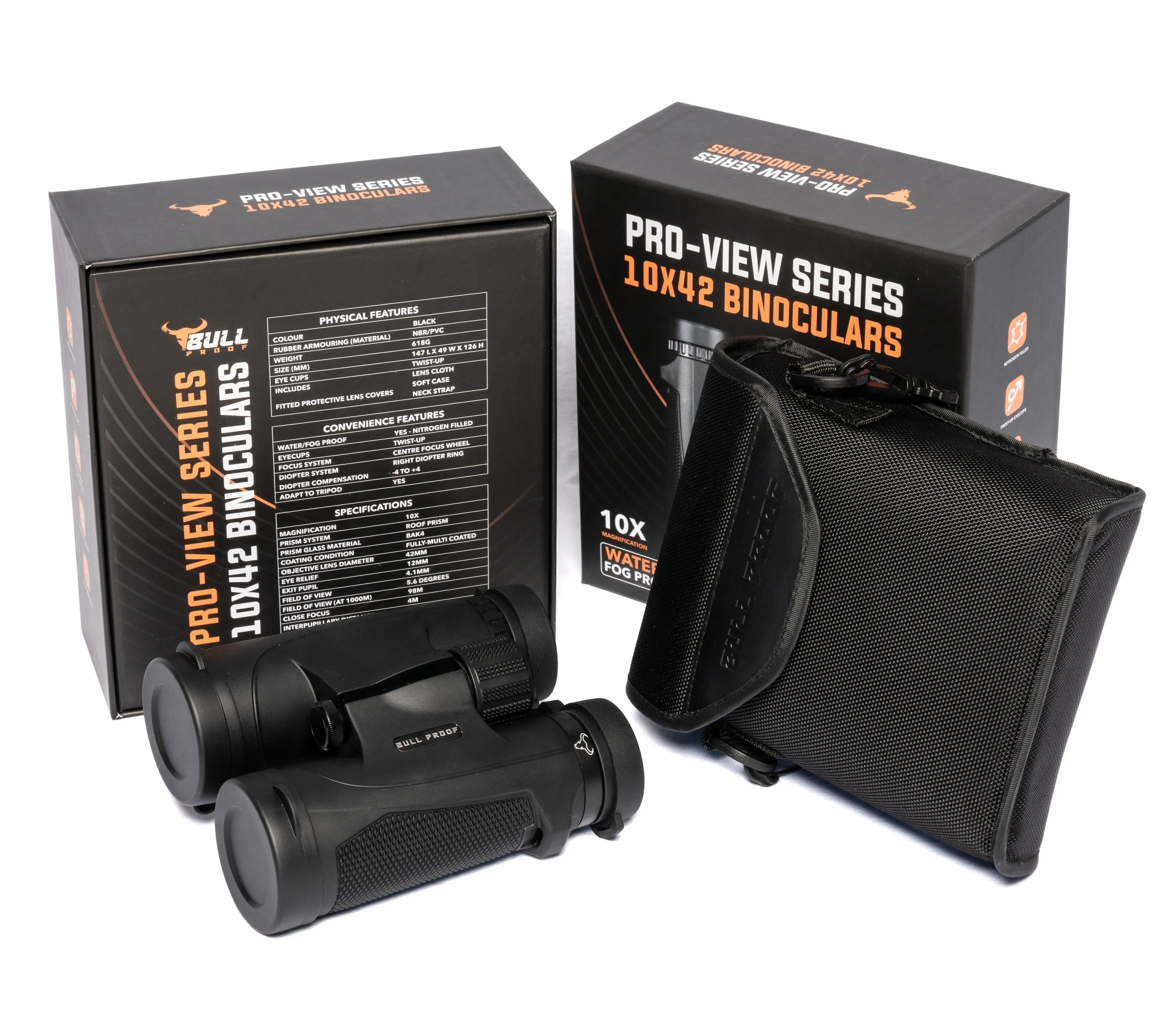 Pro-View Series 10x42 Binoculars