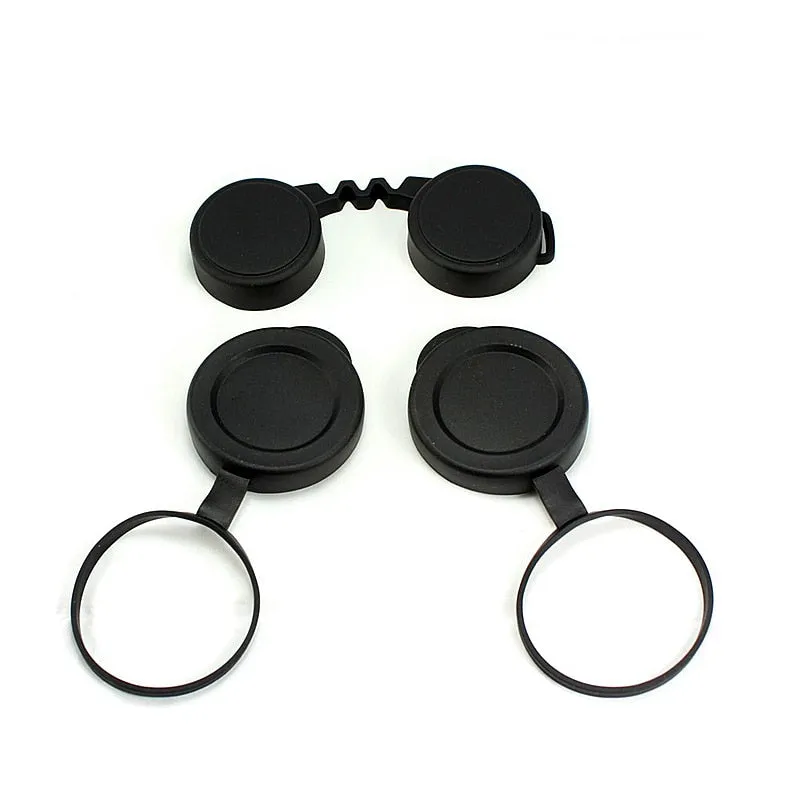 Professional 10x42 Binoculars Lens Caps Objective Protective Rubber Cover Eyepiece Dust Suit For Compact Binocular Best Protect