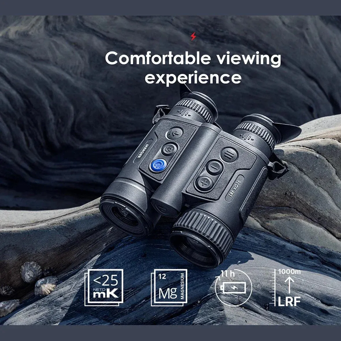PULSAR MERGER LRF XQ35 THERMAL BINOCULAR RRP $5,499 384x288, 25mK, 17um, 1350m