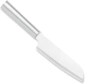 Rada Cutlery Cook's Utility Knife (R140), 4.75" Stainless Steel Hollow Ground Blade, Made in USA, Silver Handle, Pack of 2