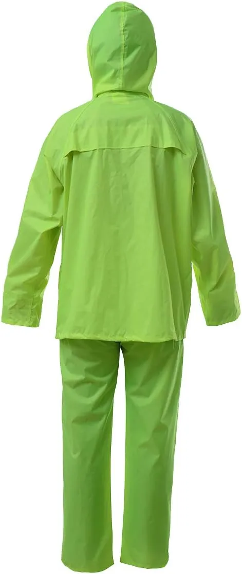 Rain Jacket Pants Suits for Men Women Waterproof Lightweight Rain Gear Coat Workwear