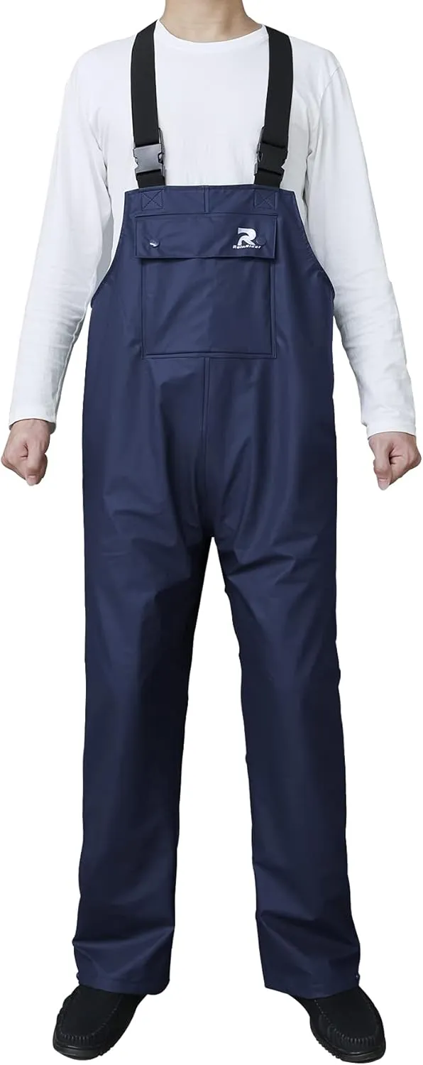 Rain Pants for Men Women Waterproof Rain Gear Bib Overalls Trousers for Fishing Hunting