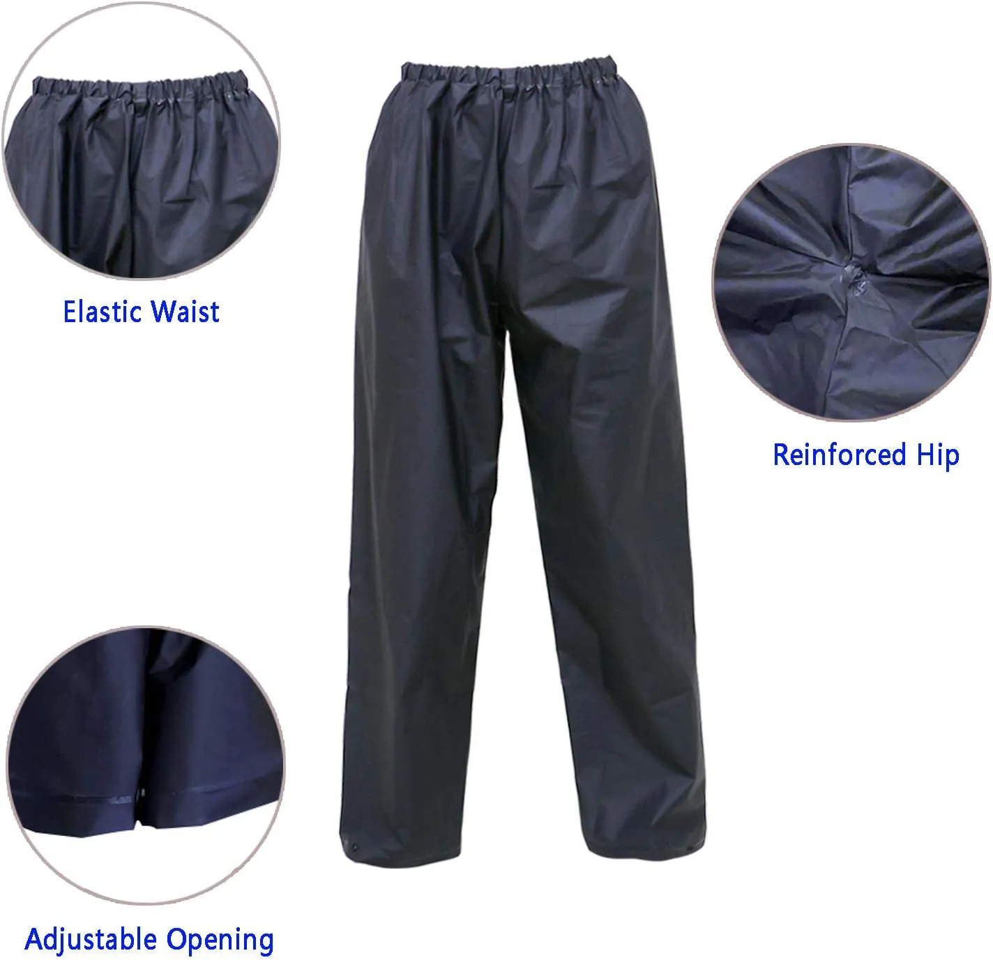 Rain Suit for Men Women Waterproof Ultra-Lite Rain Gear with Pants Reusalbe Portable