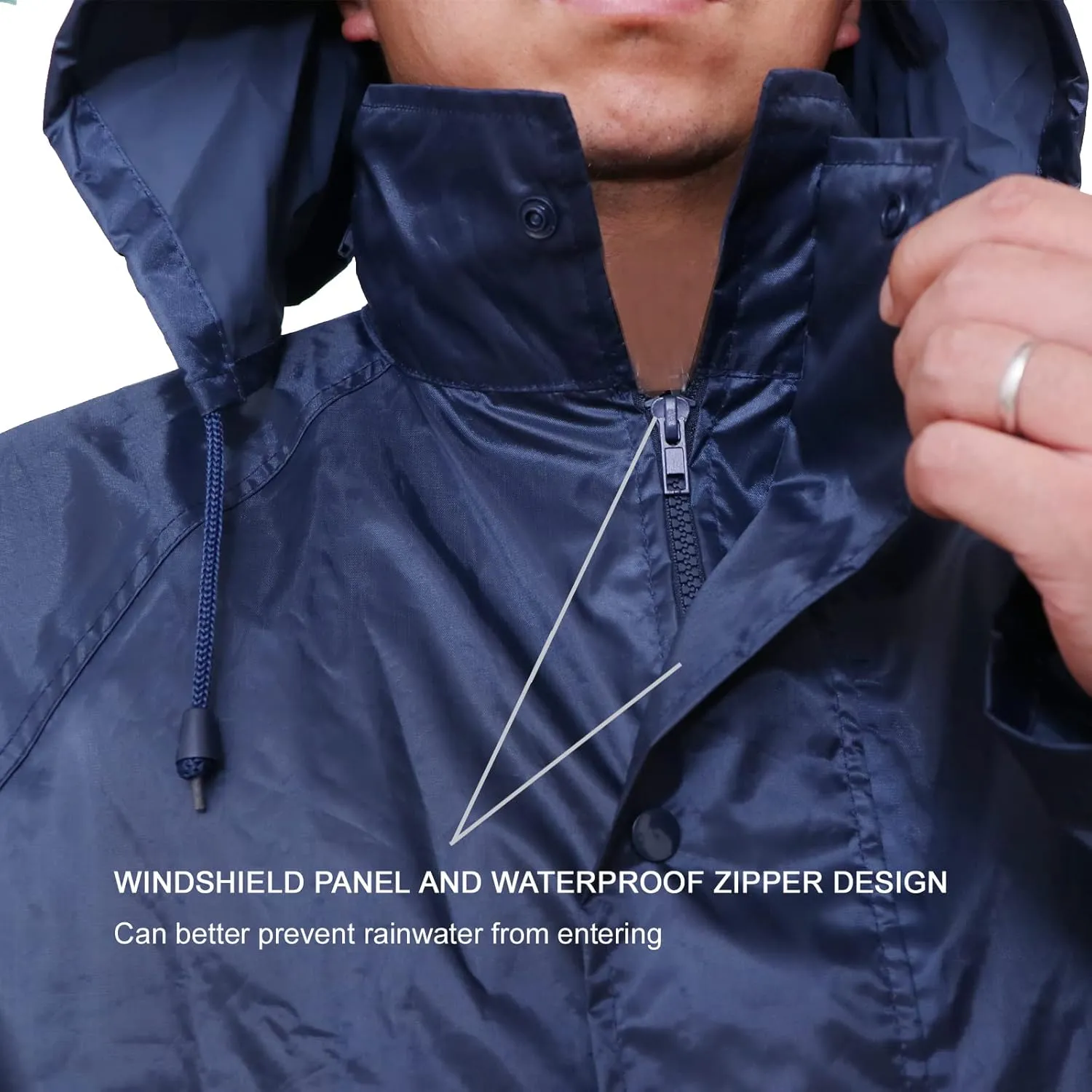 Rain Suit, Gear for Men Women Waterproof Work Lightweight Rainwear Coat (Jacket & Pants)