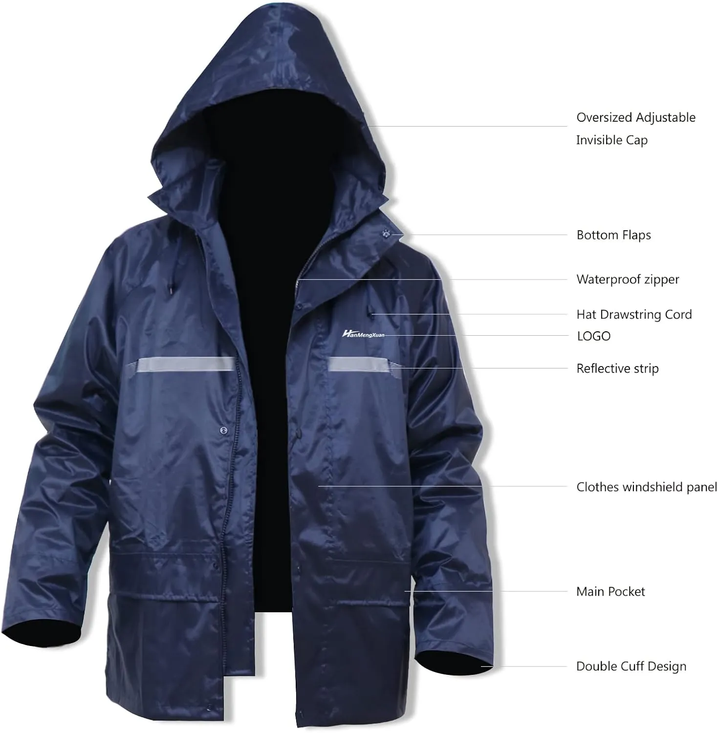 Rain Suit, Gear for Men Women Waterproof Work Lightweight Rainwear Coat (Jacket & Pants)