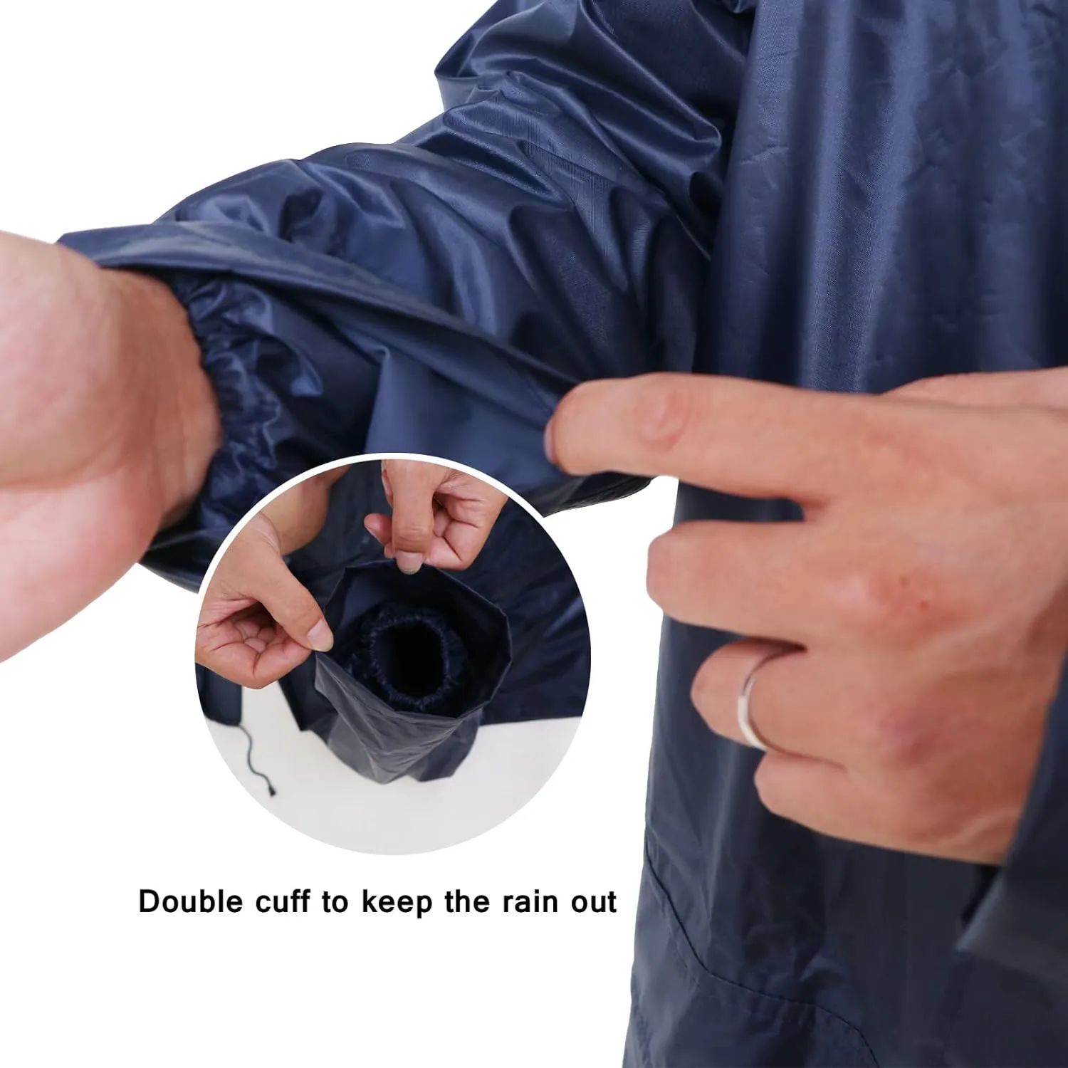 Rain Suit, Gear for Men Women Waterproof Work Lightweight Rainwear Coat (Jacket & Pants)