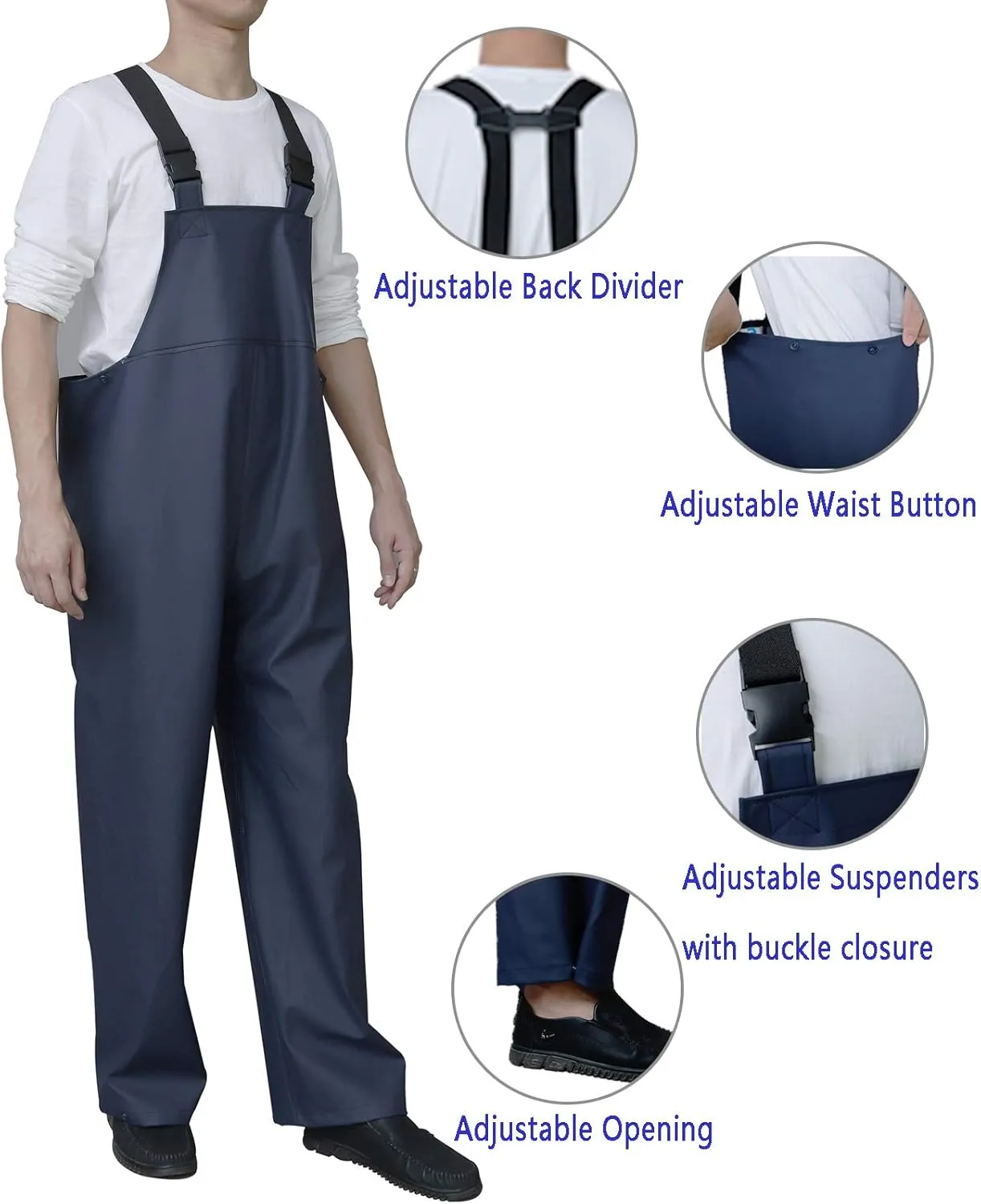 Rain Suits for Men Waterproof Rain Jacket Coat Pants Heavy Duty Women Fishing Rain Gear Workwear