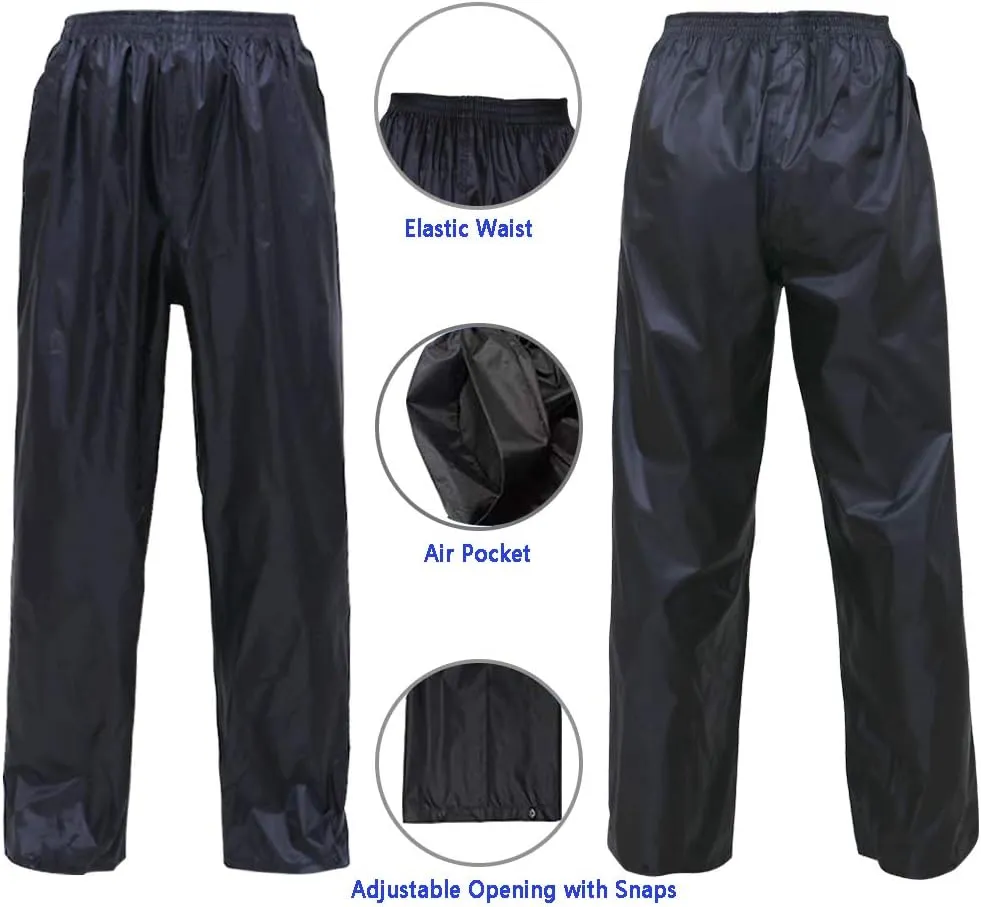 Rain Suits for Men Women Lightweight Rain Gear, Waterproof Rain Jacket with Pants
