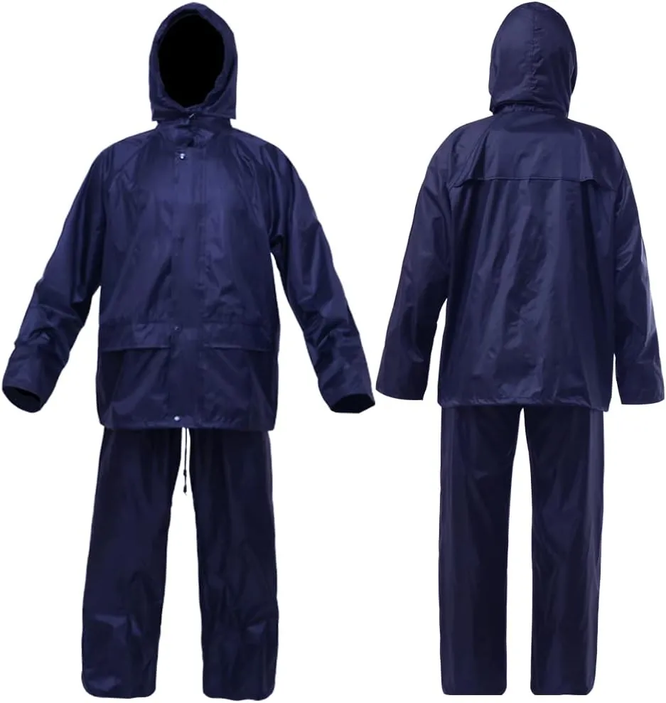 Rain Suits for Men Women Lightweight Rain Gear, Waterproof Rain Jacket with Pants