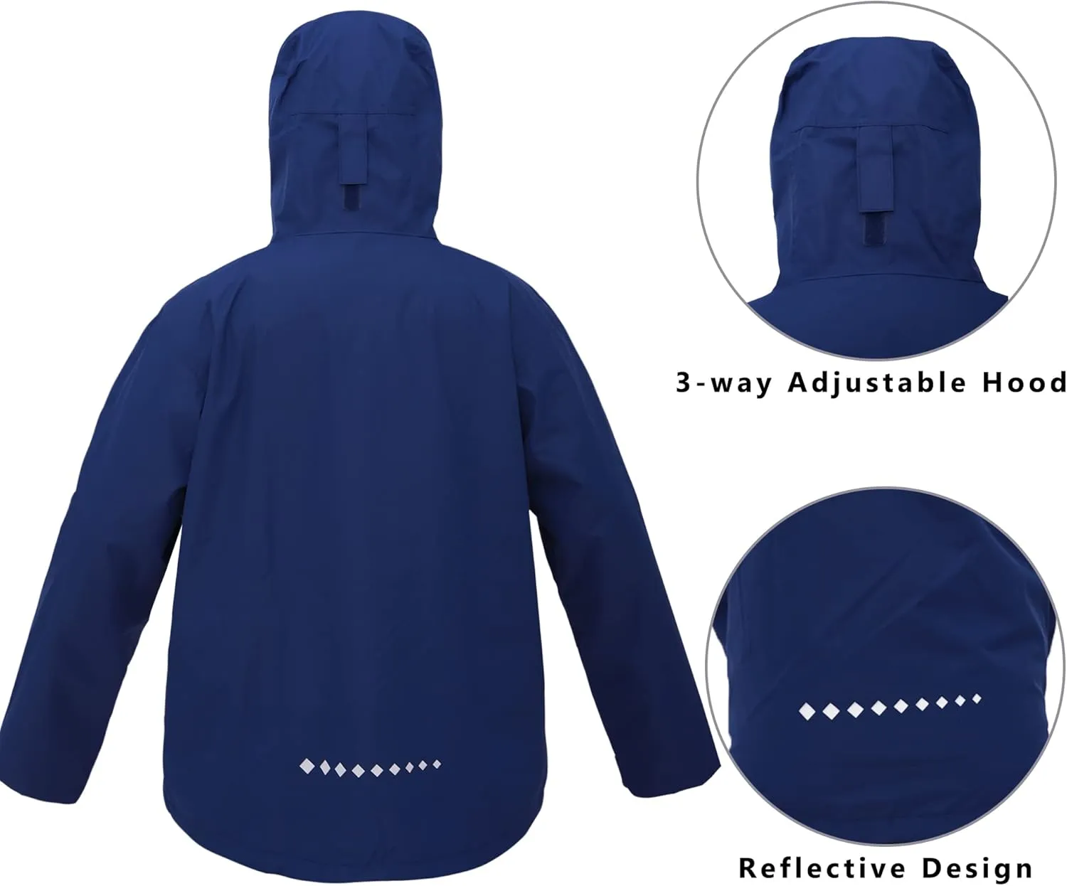 Rain Suits for Men Women Waterproof Rain Gear Jacket with Bib Pants Foul Weather Gear for Fishing Sailing