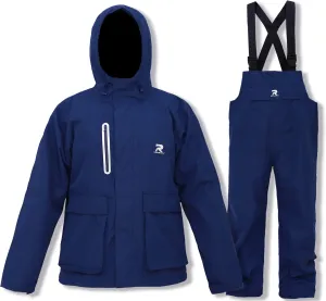 Rain Suits for Men Women Waterproof Rain Gear Jacket with Bib Pants Foul Weather Gear for Fishing Sailing