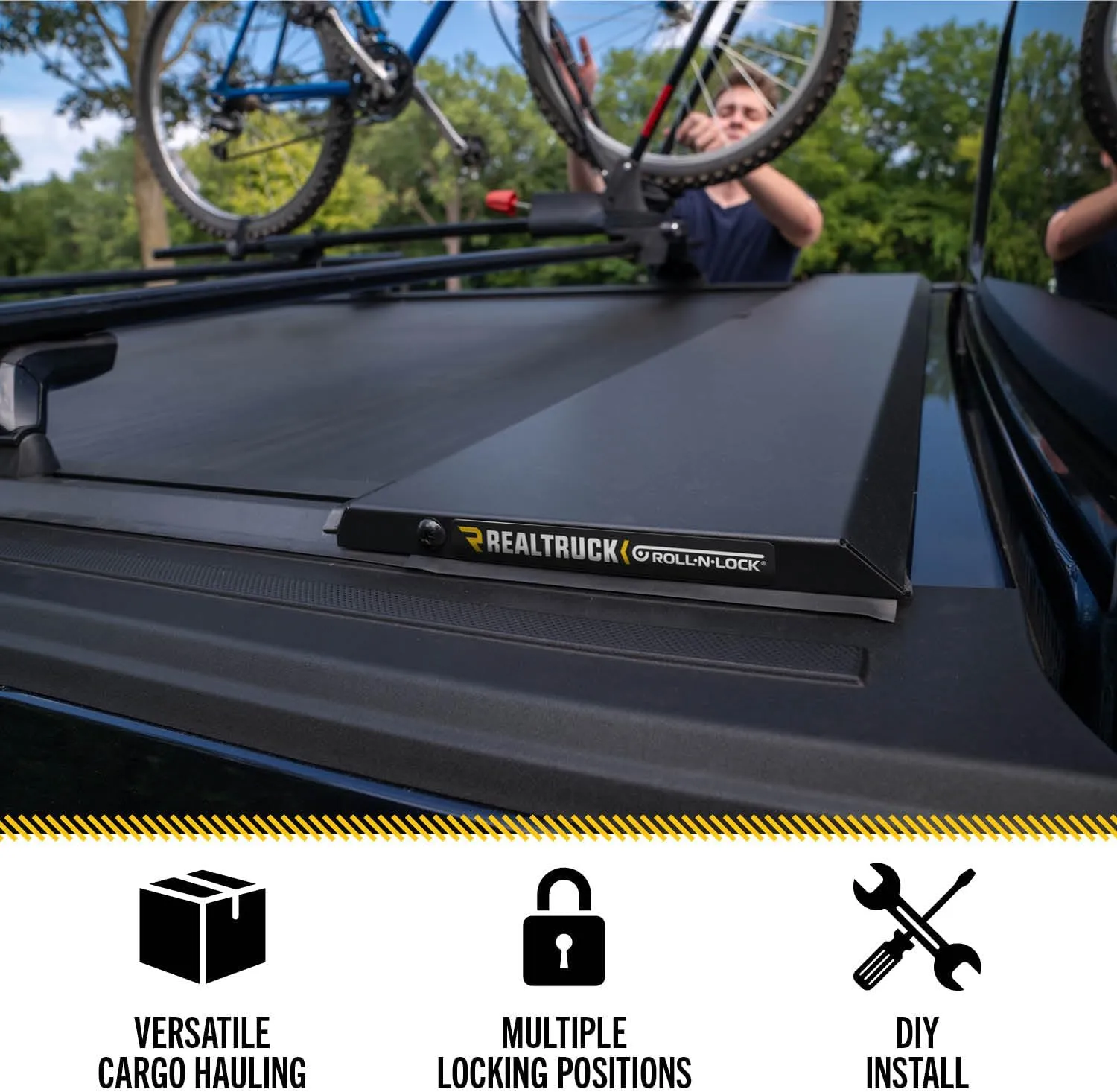 RealTruck Roll-N-Lock M-Series XT Retractable Truck Bed Tonneau Cover | 135M-XT | Fits 2022 - 2025 Ford Maverick 4' 6" Bed (54.4")