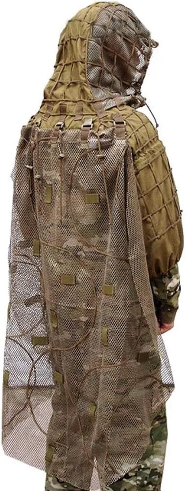 Recon M22 Vector Hood  Base Tactical Sniper Ghillie Top Multi - Cam