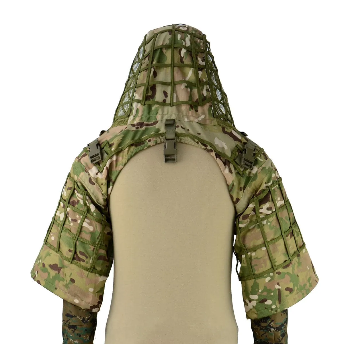 Recon M22 Vector Hood  Base Tactical Sniper Ghillie Top Multi - Cam