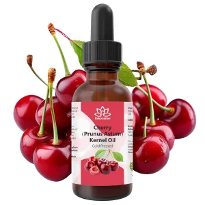 Relaxcation Cherry Kernel Oil 0.5 oz – Cold Pressed Natural Oil for Face, Hair, Nails & Body | Lightweight Carrier Extract for Glow, Massage, Cuticle & Scalp Care | Vegan, Hexane-Free, Travel Size