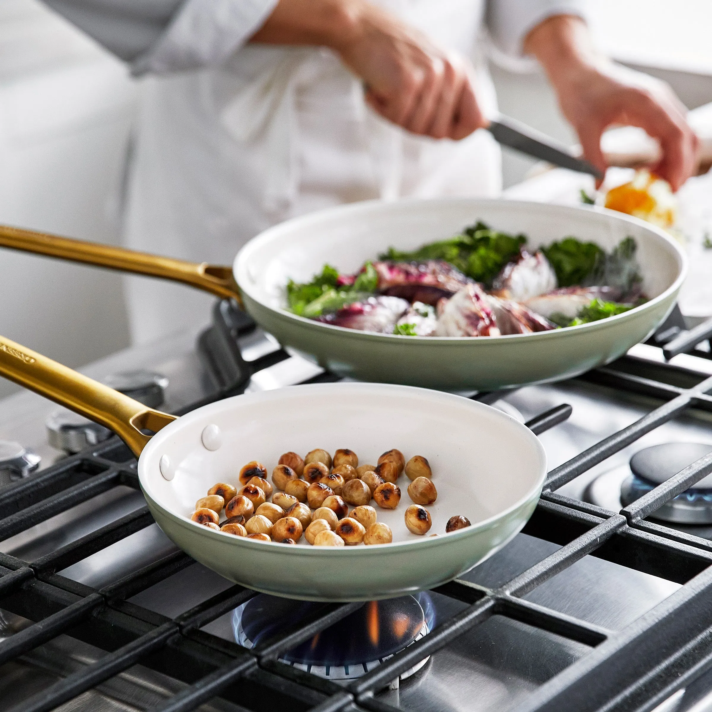 Reserve Ceramic Nonstick Fry Pans, Set of 3