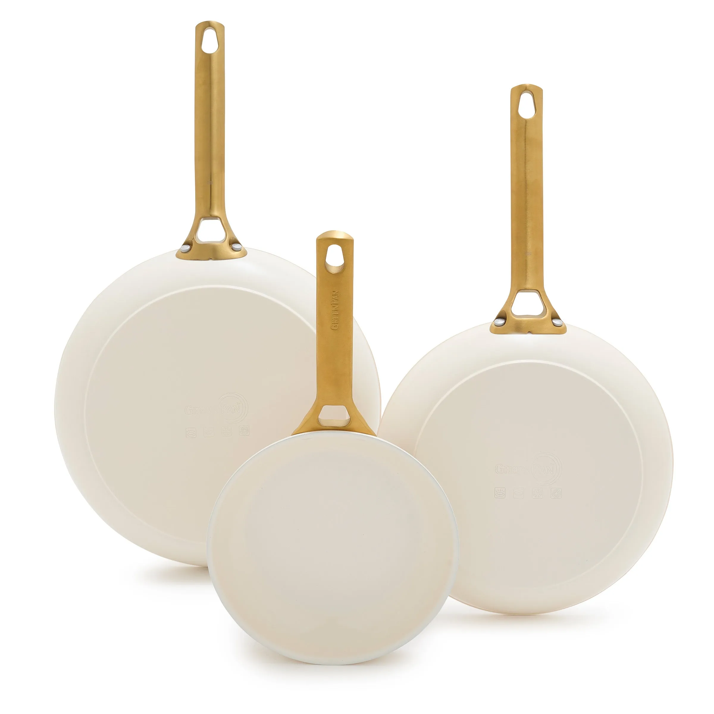 Reserve Ceramic Nonstick Fry Pans, Set of 3