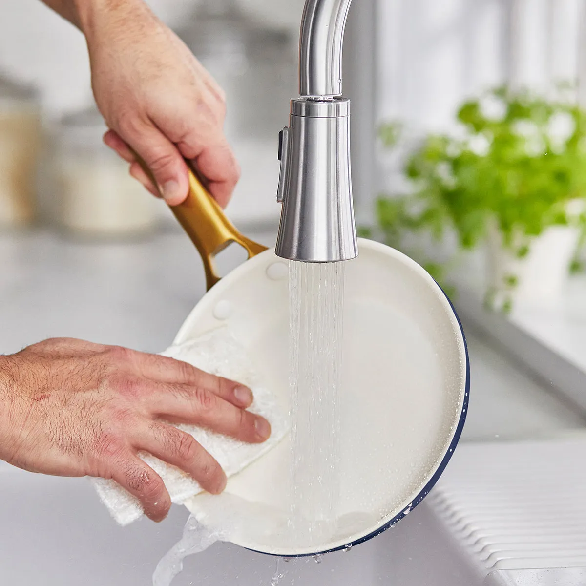 Reserve Ceramic Nonstick Fry Pans, Set of 3