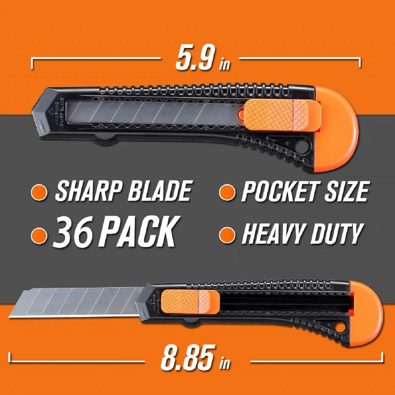 REXBETI 36 Pack Utility Knife