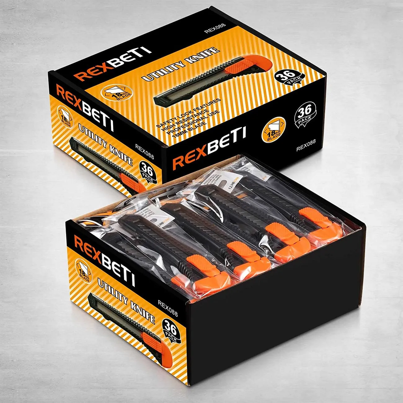REXBETI 36 Pack Utility Knife