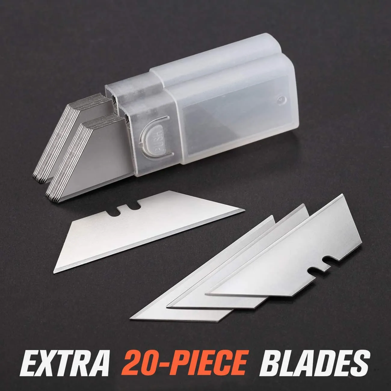 REXBETI 6 Pack Retractable Folding Utility Knife