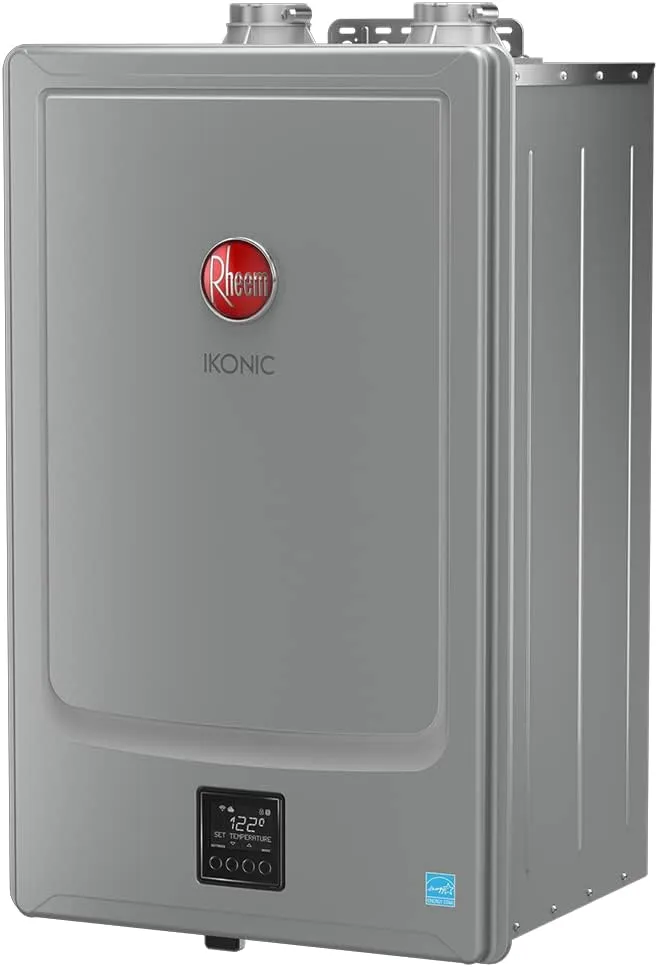 Rheem IKONIC RECTGH-SR10iP Super High Efficiency Condensing Tankless Liquid Propane Water Heater with Recirculation, 10.1 GPM