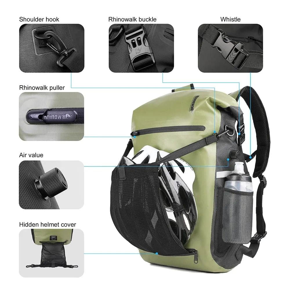 RHINOWALK 2024 - Waterproof Bike Pannier Bag (22L)