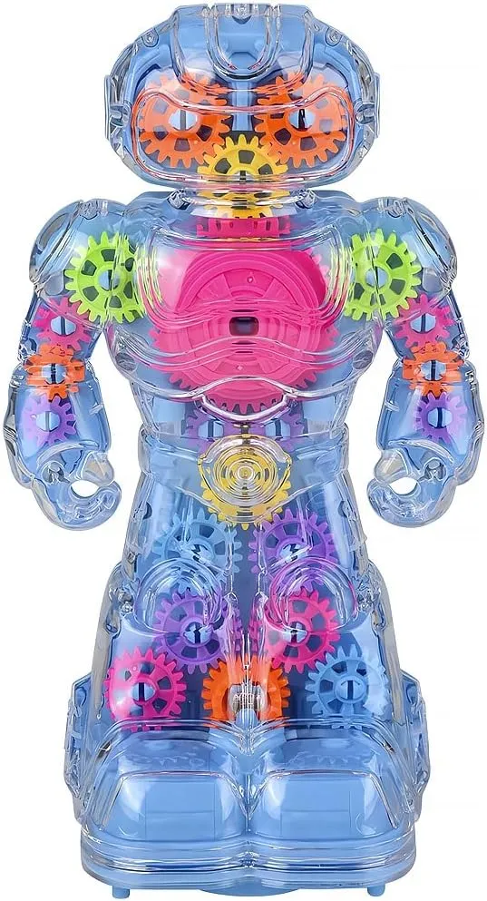 Rhode Island Novelty 8.5" Light-Up Gear Robot